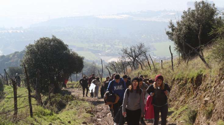 ADÜLÜ DOĞA SEVERLER YÜRÜYÜŞTE BULUŞTU